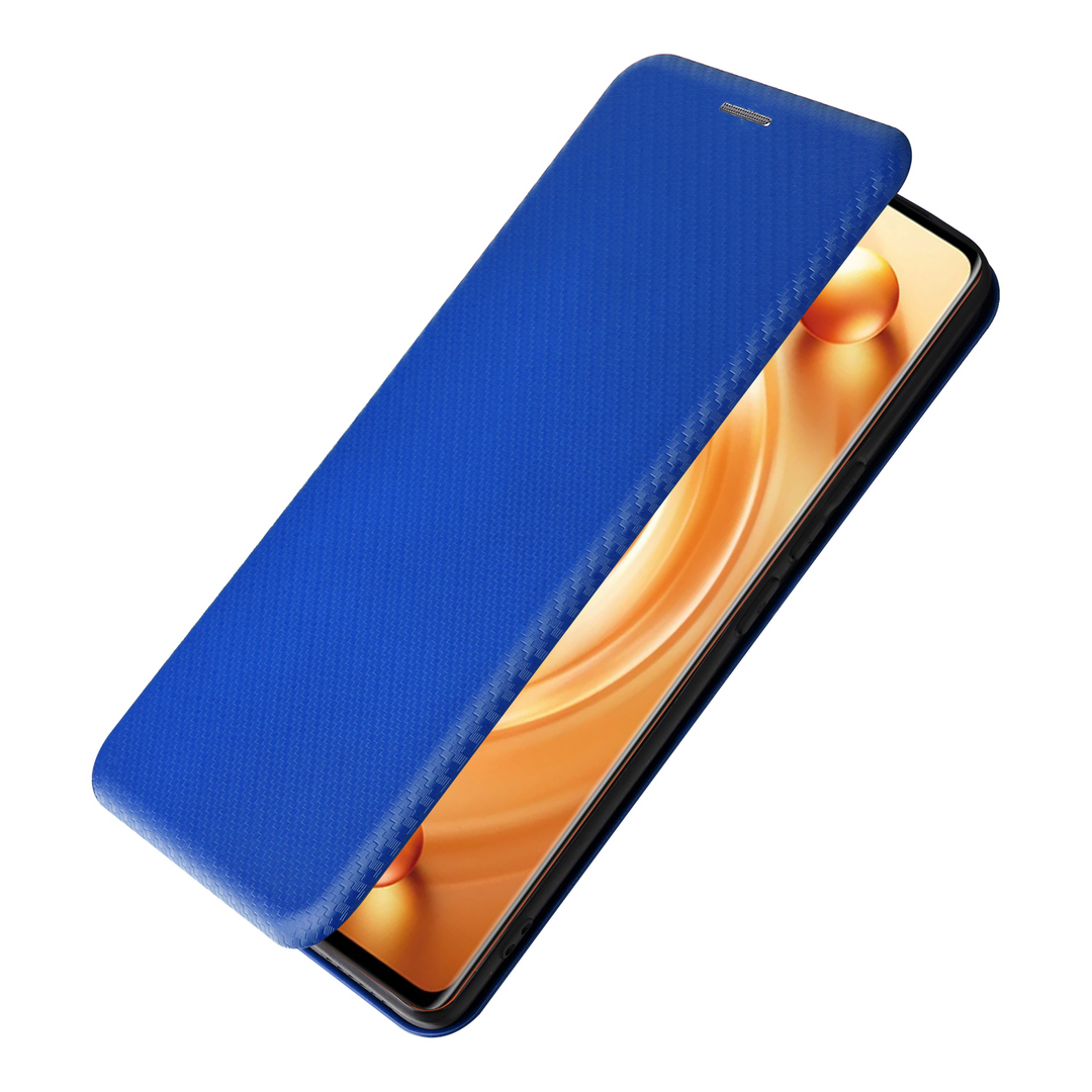 Kunstleder Carbon Klapp Hülle/Flip Case für Oppo Reno 12, 11, 10, 9, 8, A-Serie | ZITOCASES®