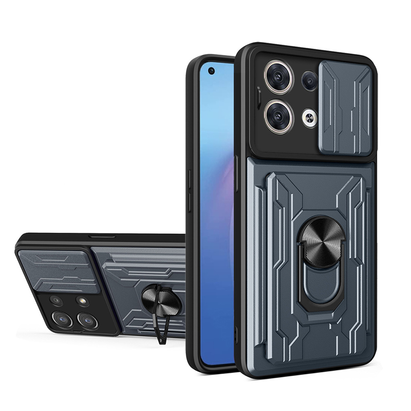 Kamera Schutz Outdoor/Magnet Hülle/Case mit Kartenfach für Oppo Reno 12, A-Serie | ZITOCASES®