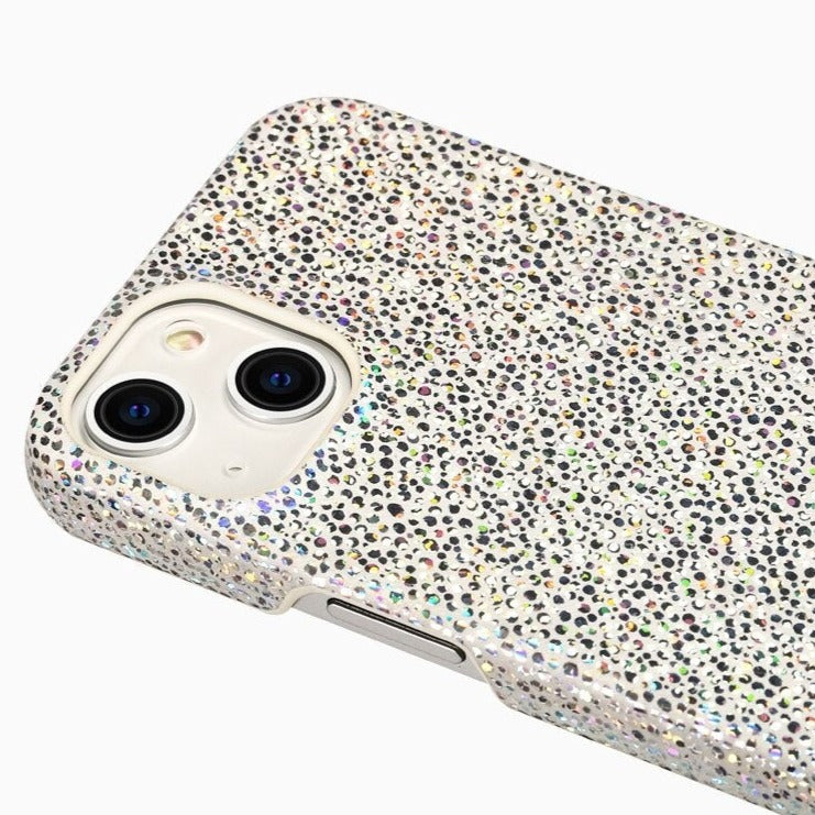 Glitzer Kunstleder Hülle/Case für iPhone 16, 16 Plus, 16 Pro, 16 Pro Max, 16e, 15, 15 Plus, 15 Pro, 15 Pro Max, 14, 14 Plus, 14 Pro, 14 Pro Max, 13, 13 Pro, 13 Pro Max, 13 Mini, 12, 12 Pro, 12 Pro Max, 12 Mini, SE, 11, 11 Pro, 11 Pro Max | ZITOCASES®