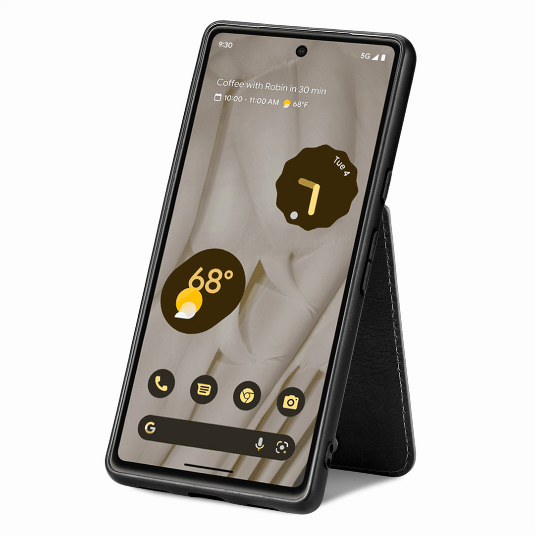 Kunstleder/Carbon Optik Kartenfach Hülle/Case für Google Pixel 9, 9 Pro, 9 Pro XL, 9A, 8, 8 Pro, 8A, 7, 7 Pro, 7A, 6, 6 Pro, 6A, 5, 4, 4 XL, 4A, 3 XL, 3A, 3A XL | ZITOCASES®