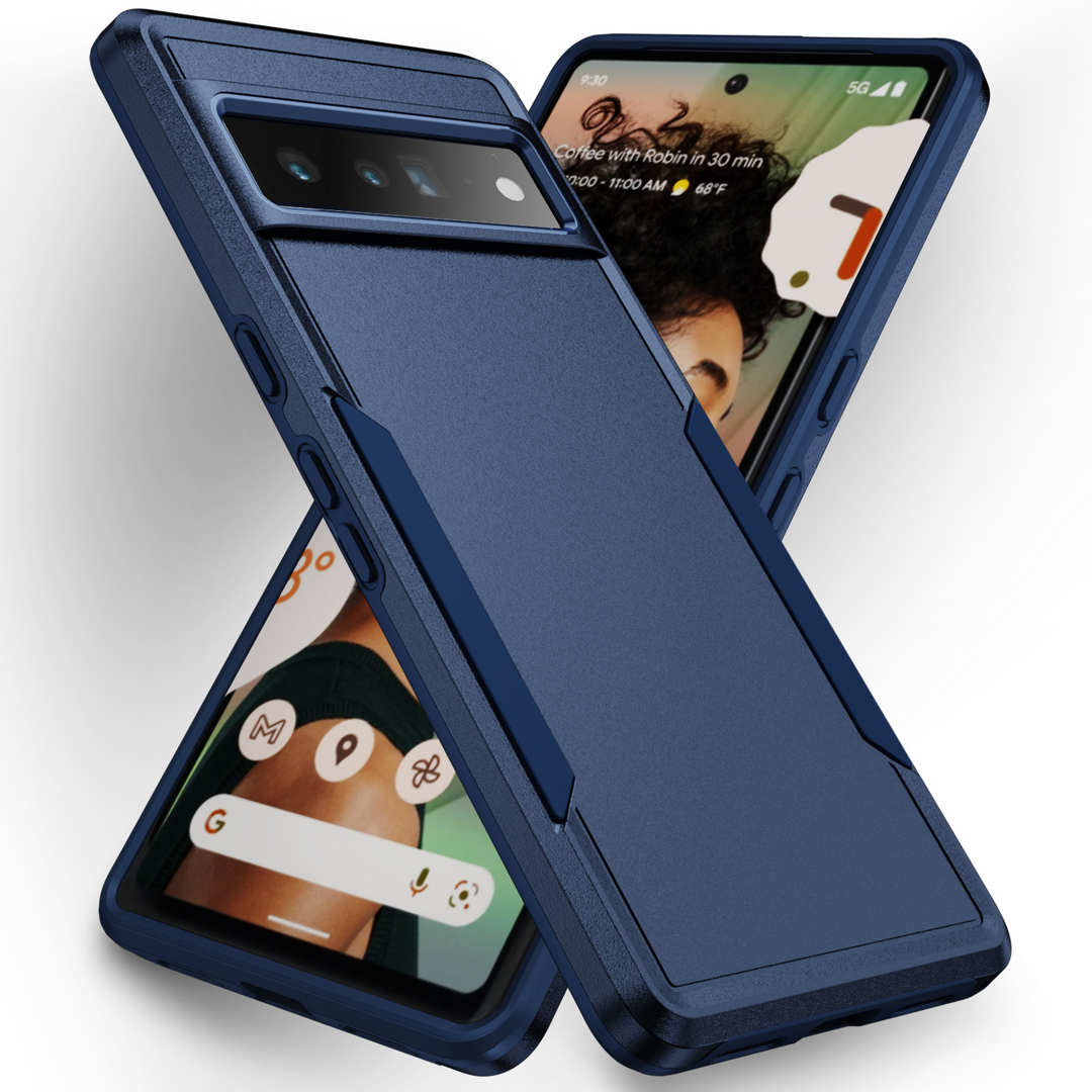 Zweifarbige Stoßfeste Silikon Hülle/Case für Google Pixel 9, 9 Pro, 9 Pro XL, 9A, 8, 8 Pro, 8A, 7, 7 Pro, 7A, 6, 6 Pro, 6A, 5, 4, 4 XL, 4A, 3 XL, 3A, 3A XL | ZITOCASES®