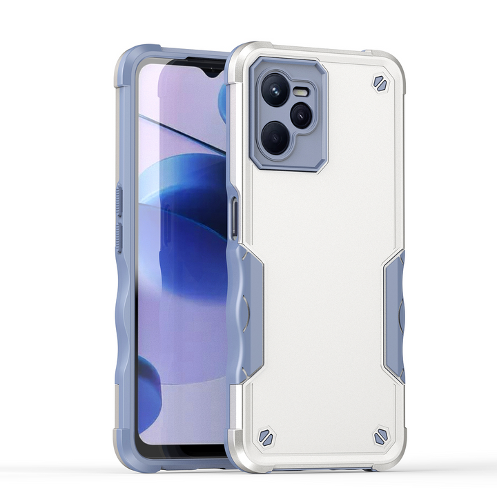 Zweifarbige Stoßfeste Silikon Hülle/Case für Realme 12, C-Serie | ZITOCASES®