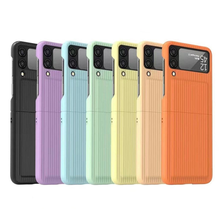 Bunte/Gestreifte Plastik Hülle/Case für Samsung Galaxy Z Flip 6, 5, 4, 3 | ZITOCASES®