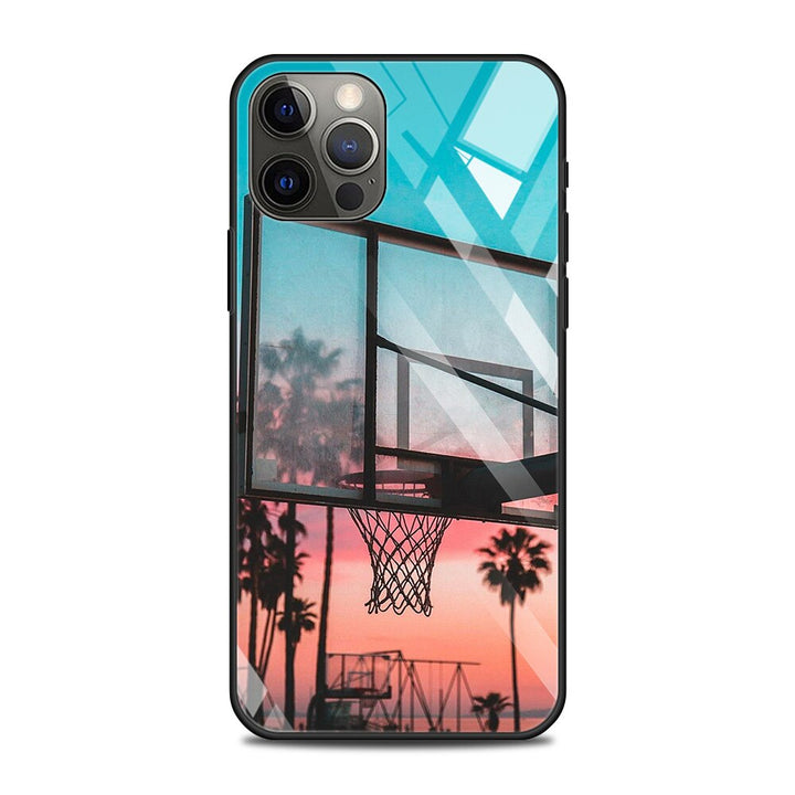 Basketball Motiv Panzerglas Hülle/Case für iPhone 16, 16 Plus, 16 Pro, 16 Pro Max, 15, 15 Plus, 15 Pro, 15 Pro Max, 14, 14 Plus, 14 Pro, 14 Pro Max, 13, 13 Pro, 13 Pro Max, 13 Mini, 12, 12 Pro, 12 Pro Max, 12 Mini, SE, 11, 11 Pro, 11 Pro Max, X/XS | ZITOCASES®