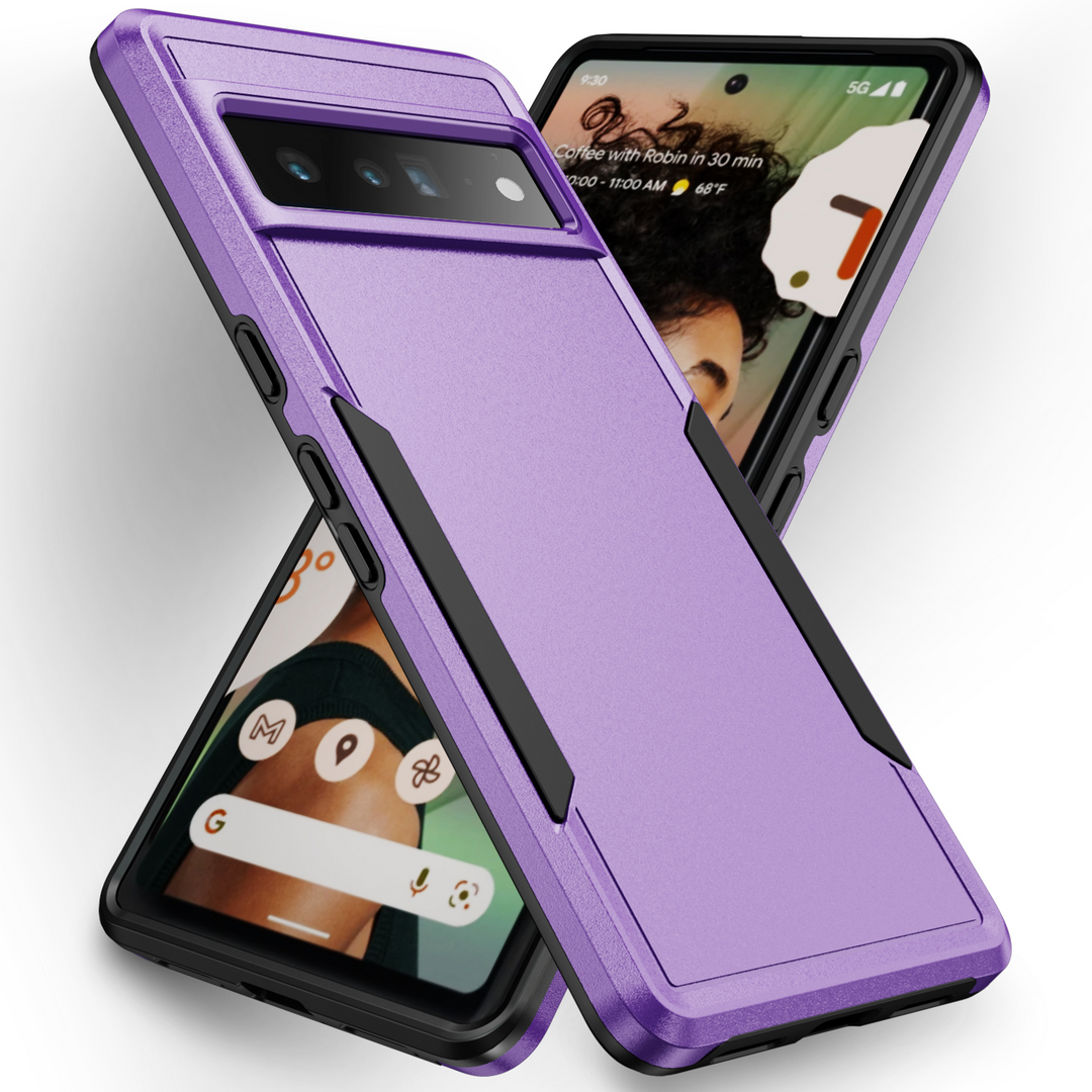 Zweifarbige Stoßfeste Silikon Hülle/Case für Google Pixel 9, 9 Pro, 9 Pro XL, 9A, 8, 8 Pro, 8A, 7, 7 Pro, 7A, 6, 6 Pro, 6A, 5, 4, 4 XL, 4A, 3 XL, 3A, 3A XL | ZITOCASES®