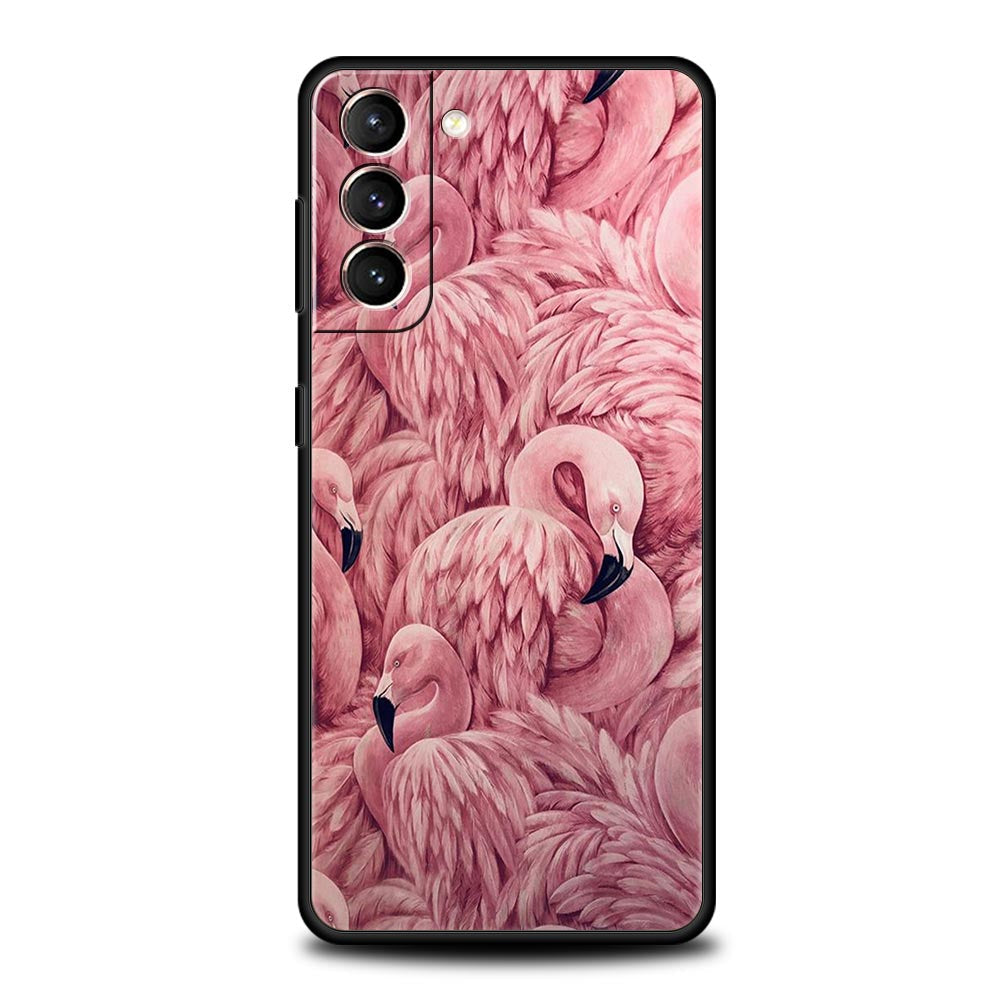 Flamingo Motive Soft Hülle/Case für Samsung Galaxy S25, Note-Serie | ZITOCASES®