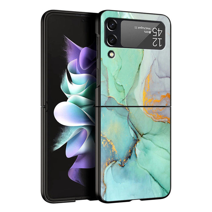 Marmor Optik Plastik Hülle/Case verschiedene Farben für Samsung Galaxy Z Flip 6, 5, 4, 3 | ZITOCASES®