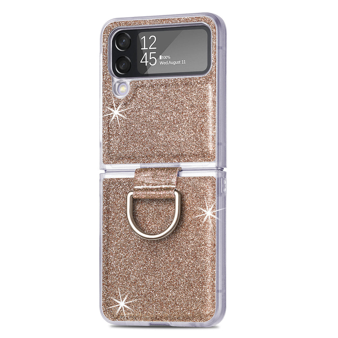 Bunte Glitzer/Ring Hülle/Case verschiedene Farben für Samsung Galaxy Z Flip 6, 5, 4, 3 | ZITOCASES®