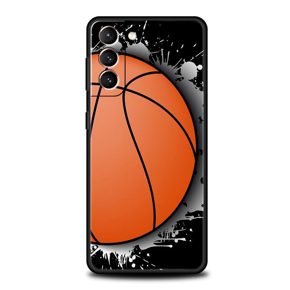 Basketball Motive Soft Hülle/Case für Samsung Galaxy S24, S24 Plus, S24 Ultra, S24 FE, S23 FE, S23, S23 Plus, S23 Ultra, S22, S22 Plus, S22 Ultra, S21 FE, S21, S21 Plus, S21 Ultra, S20, S20 Plus, S20 Ultra, S20 FE, S10, Note 20 | ZITOCASES®