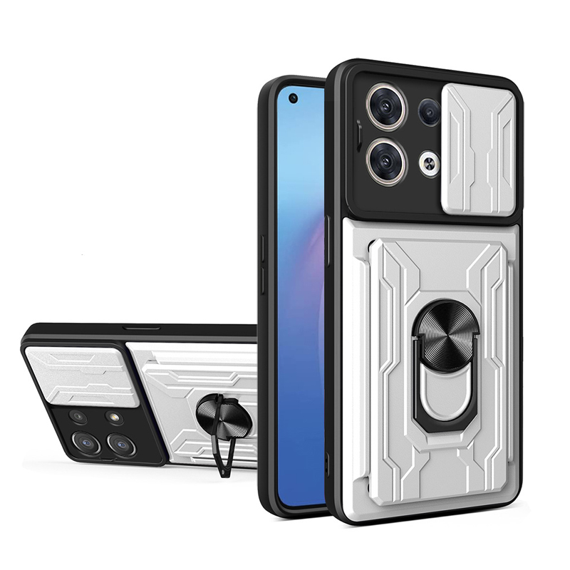 Kamera Schutz Outdoor/Magnet Hülle/Case mit Kartenfach für Oppo Reno 13, 13 Pro, 12, 12 Pro, 11, 11 Pro, 10, 10 Pro, 9, 9 Pro, 9 Pro Plus, 8, 8T, 8 Pro, 7, 7 Pro, 7 SE, 6, 4, 4Z, 4 Pro, Find X8, X8 Pro, X7, X7 Ultra, X6, X6 Pro | ZITOCASES®