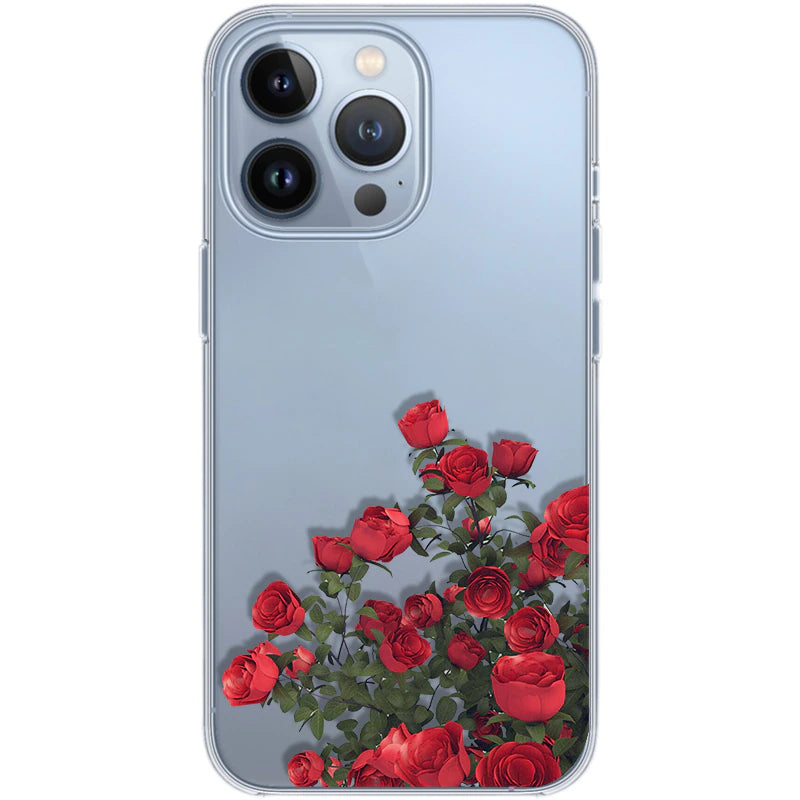 Rosen/Blumen Motiv Soft Hülle/Case für iPhone 16, 16 Plus, 16 Pro, 16 Pro Max, 16e, 15, 15 Plus, 15 Pro, 15 Pro Max, 14, 14 Plus, 14 Pro, 14 Pro Max, 13, 13 Pro, 13 Pro Max, 13 Mini, 12, 12 Pro, 12 Pro Max, 12 Mini, SE, 11, 11 Pro, 11 Pro Max | ZITOCASES®