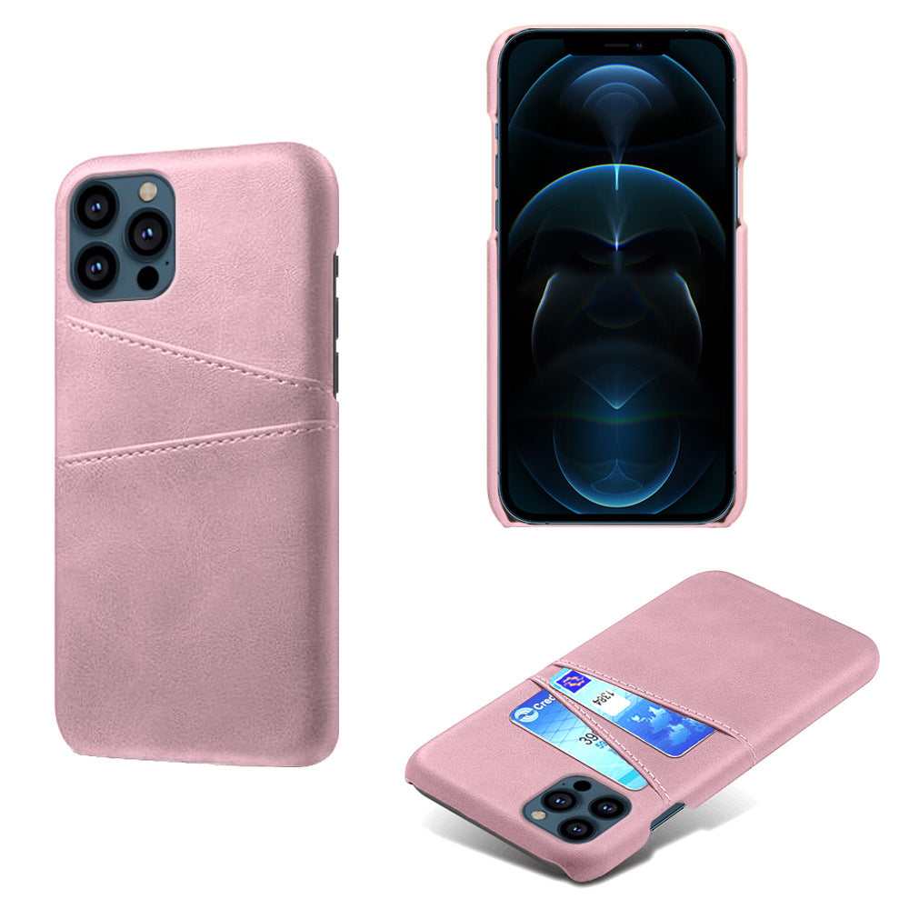 Kunstleder Optik Hülle/Case mit Kartenfach für iPhone 13, 14, 15, 16-Serie | ZITOCASES®