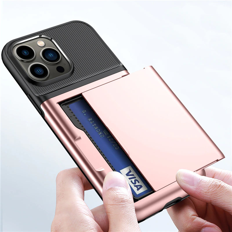 Extra dünne Kartenfach Silikon Hülle/Case für iPhone 16-Serie | ZITOCASES®