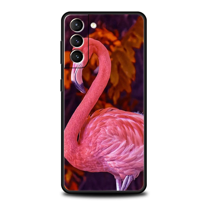 Flamingo Motive Soft Hülle/Case für Samsung Galaxy S23, S22, S21-Serie | ZITOCASES®