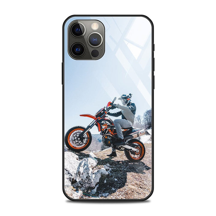 Motorrad/Motocross Panzerglas Hülle/Case für iPhone 16-Serie | ZITOCASES®