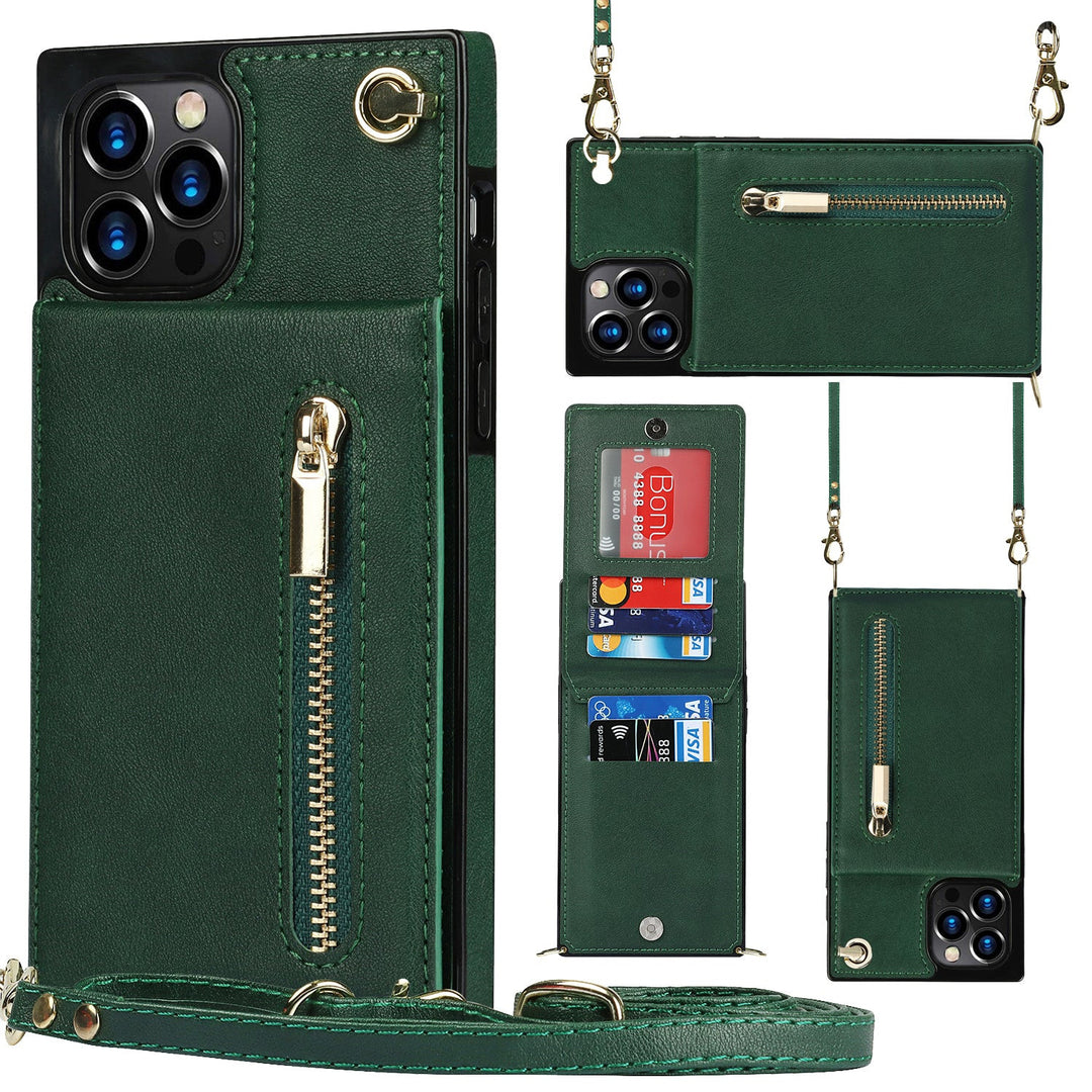 Kunstleder Brieftaschen/Kartenfach Hülle/Case zum Umhängen für iPhone 16, 16 Plus, 16 Pro, 16 Pro Max, 15, 15 Plus, 15 Pro, 15 Pro Max, 14, 14 Plus, 14 Pro, 14 Pro Max, 13, 13 Pro, 13 Pro Max, 13 Mini, 12, 12 Pro, 12 Pro Max, 12 Mini, SE, 11, 11 Pro | ZITOCASES®