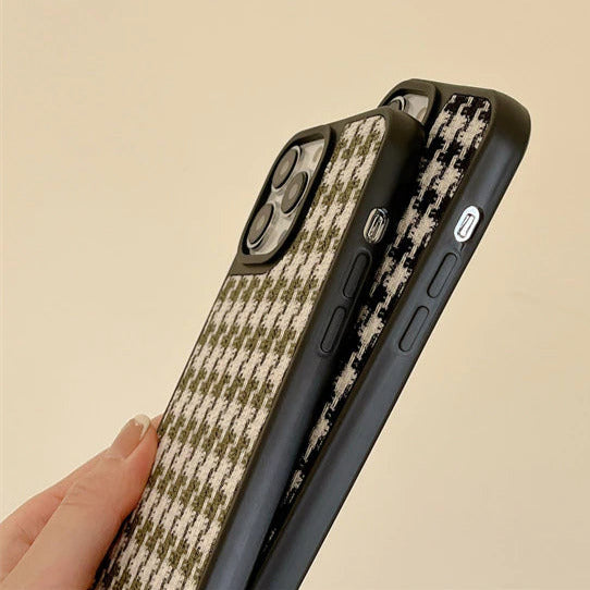 Karierte Stoff/Vintage Soft Hülle/Case für iPhone 16-Serie | ZITOCASES®