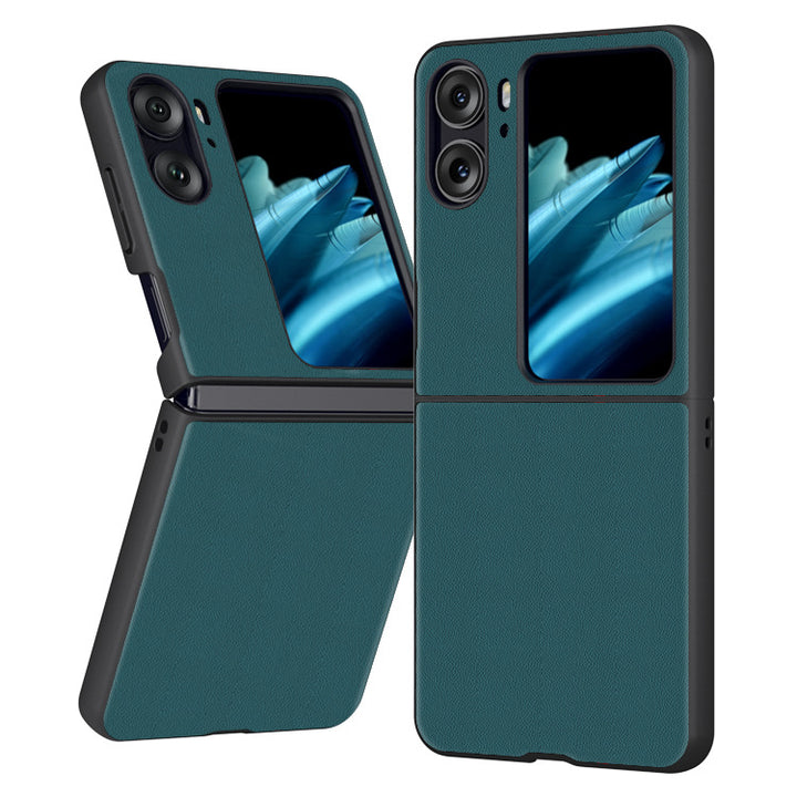 Edle Kunstleder Hülle/Case für Oppo Find N2 Flip | ZITOCASES®