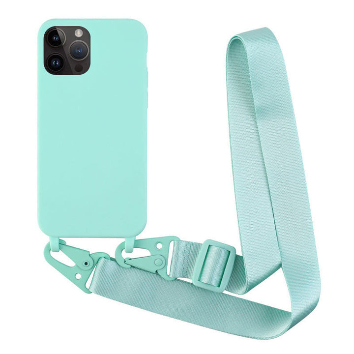 Bunte Silikon Hülle/Case zum Umhängen (Inkl. Band) für iPhone 16-Serie | ZITOCASES®