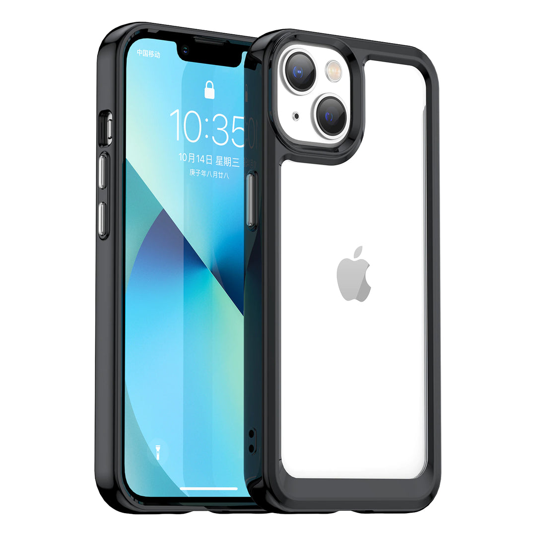 Transparente Silikon/Plastik Hülle/Case mit buntem Rahmen für iPhone 16, 16 Plus, 16 Pro, 16 Pro Max, 15, 15 Plus, 15 Pro, 15 Pro Max, 14, 14 Plus, 14 Pro, 14 Pro Max, 13, 13 Pro, 13 Pro Max, 13 Mini, 12, 12 Pro, 12 Pro Max, 12 Mini, SE, 11, 11 Pro | ZITOCASES®