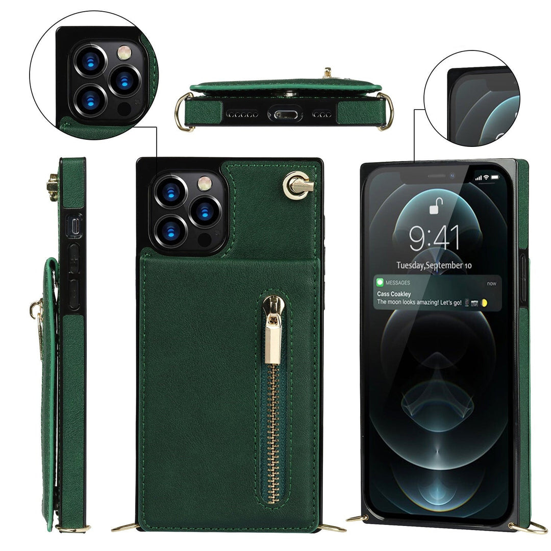 Kunstleder Brieftaschen/Kartenfach Hülle/Case zum Umhängen für iPhone 16, 16 Plus, 16 Pro, 16 Pro Max, 15, 15 Plus, 15 Pro, 15 Pro Max, 14, 14 Plus, 14 Pro, 14 Pro Max, 13, 13 Pro, 13 Pro Max, 13 Mini, 12, 12 Pro, 12 Pro Max, 12 Mini, SE, 11, 11 Pro | ZITOCASES®