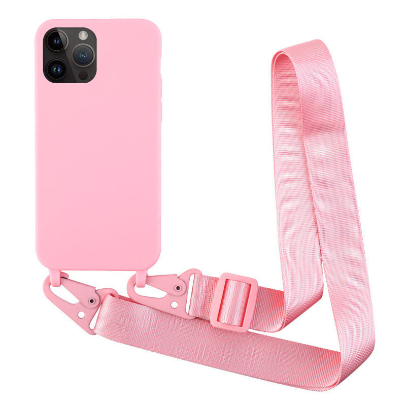 Bunte Silikon Hülle/Case zum Umhängen (Inkl. Band) für iPhone 16-Serie | ZITOCASES®