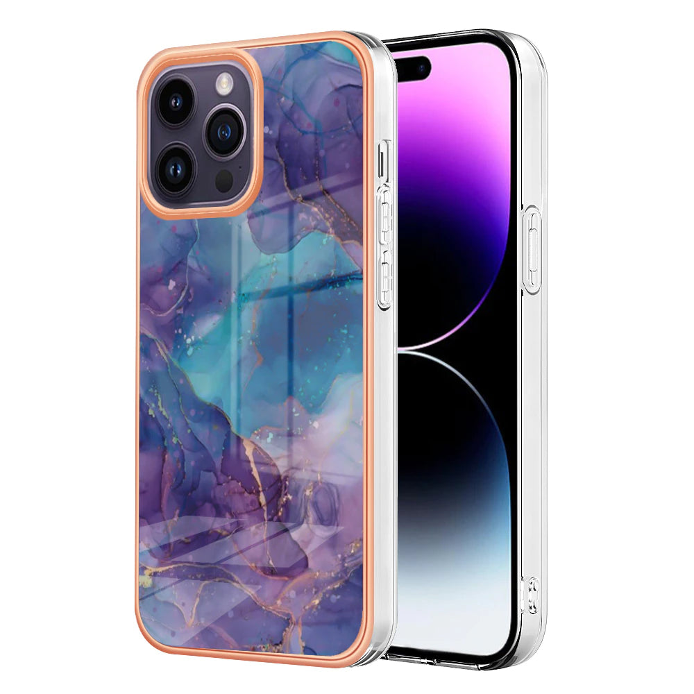 Luxus Marmor Silikon Hülle/Case für iPhone 16, 15, 14, 13-Serie | ZITOCASES®