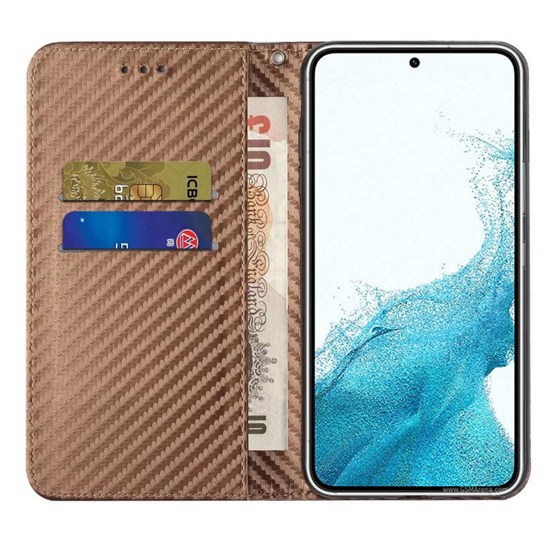 Carbon Klapp Hülle/Flip Case für Samsung Galaxy S25, S24, Note-Serie | ZITOCASES®