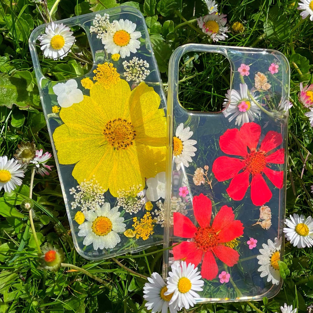 Gepresste Blumen-Blüten Hülle/Case für iPhone 16, 16 Plus, 16 Pro, 16 Pro Max, 16e, 15, 15 Plus, 15 Pro, 15 Pro Max, 14, 14 Plus, 14 Pro, 14 Pro Max, 13, 13 Pro, 13 Pro Max, 13 Mini, 12, 12 Pro, 12 Pro Max, 12 Mini, SE, 11, 11 Pro, 11 Pro Max | ZITOCASES®