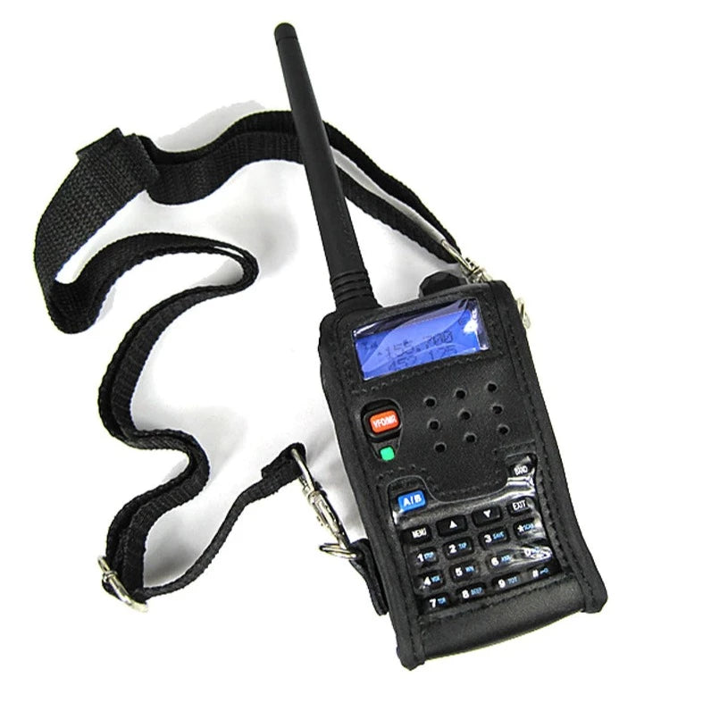 Transparente Kunstleder Hülle/Case für Baofeng Walkie-Talkie UV-5R, 5RA, 5RB, 5RC, 5RD, 5RE Plus, TYT TH-F8 | ZITOCASES®