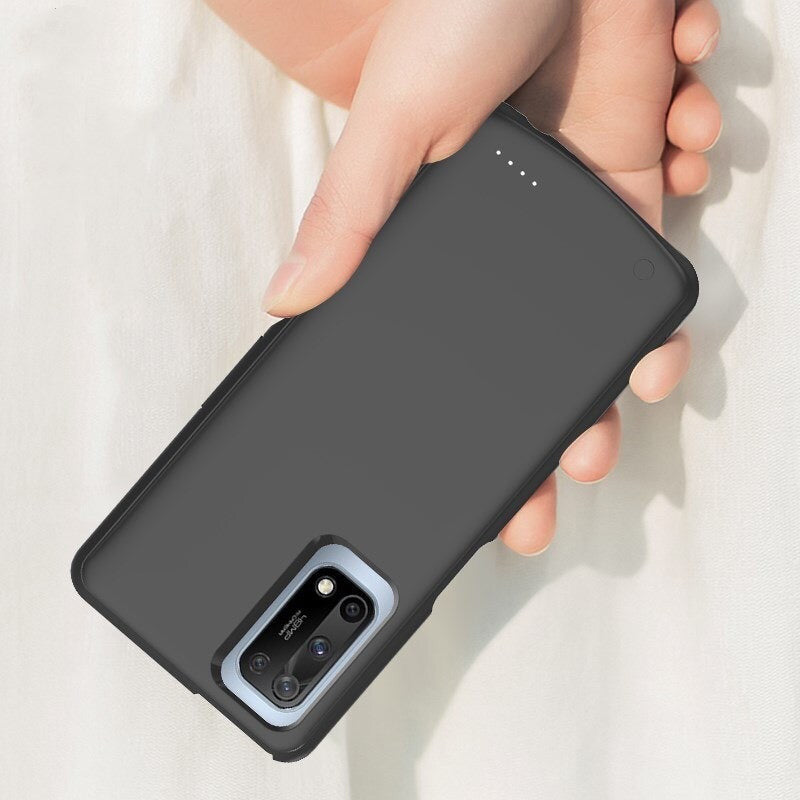 Akku/Batterie Powerbank ladende Hülle/Case mit integriertem Akku für Oppo Reno 13, 13 Pro, 12, 12 Pro, 11, 11 Pro, 10, 10 Pro, 9, 9 Pro, 9 Pro Plus, 8, 8T, 8 Pro, 7, 7 Pro, 7 SE, 6, 4, 4 Pro, 3, 3 Pro, Find X8, X8 Pro, X7, X7 Ultimate, X6, X6 Pro, X5 | ZITOCASES®