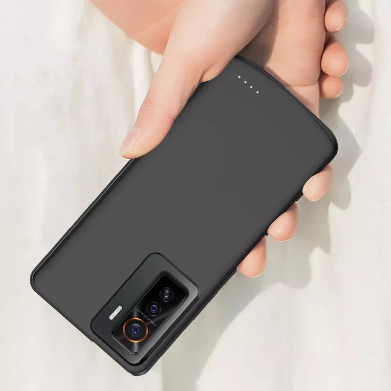 Akku/Batterie Powerbank ladende Hülle/Case mit integriertem Akku für Vivo X100, X100 Pro, X100 Ultra, X90 Pro, X90 Pro Plus, X60, X50, X50 Pro, V21, Y72, V40, V40 Pro | ZITOCASES®