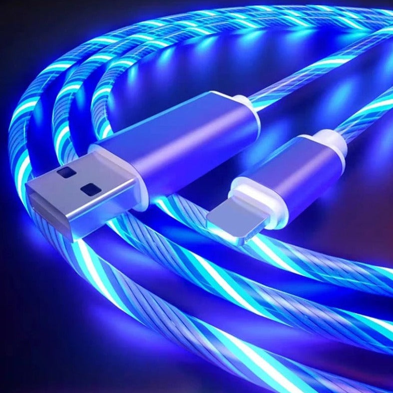 USB-A auf Lightning Ladekabel (LED) | ZITOCASES®