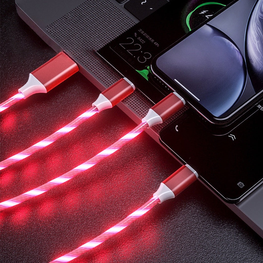 USB-A auf Lightning Ladekabel (LED) | ZITOCASES®