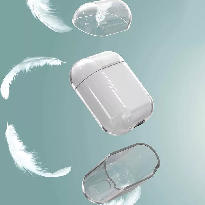 Transparente 1,5mm Plastik Hülle/Case für AirPods 1, 2, 3, 4 | ZITOCASES®