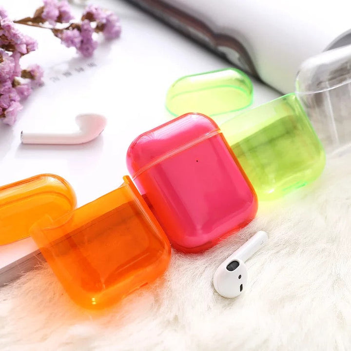 Neon Plastik Hülle/Case für AirPods 1, 2, 3, 4 | ZITOCASES®