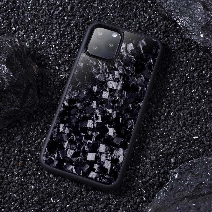 Forged Carbon Optik Panzerglas Hülle/Case für iPhone 16, 16 Plus, 16 Pro, 16 Pro Max, 15, 15 Plus, 15 Pro, 15 Pro Max, 14, 14 Plus, 14 Pro, 14 Pro Max, 13, 13 Pro, 13 Pro Max, 13 Mini, 12, 12 Pro, 12 Pro Max, 12 Mini, SE, 11, 11 Pro, 11 Pro Max | ZITOCASES®