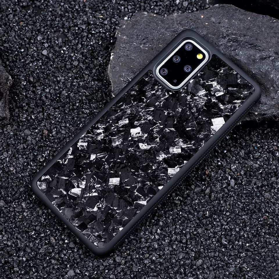 Forged Carbon Optik Panzerglas Hülle/Case für Samsung Galaxy M53, M52, M51, M33, M32, M31S, M31, M30S, M23, M22, M21, M13, M12, M11 | ZITOCASES®