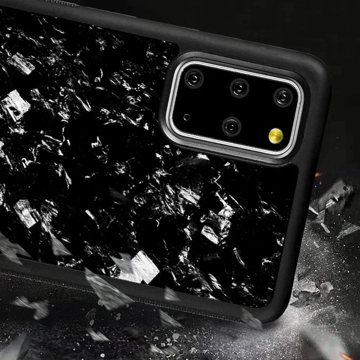 Forged Carbon Optik Panzerglas Hülle/Case für Samsung Galaxy A90, A73, A72, A71, A70, A54, A53, A52S, A52, A51, A50S, A50, A42, A41, A40, A33, A32 | ZITOCASES®