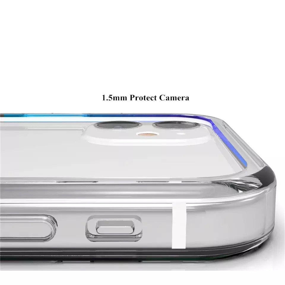 Transparente Rahmen/Bumper Silikon Hülle/Case für iPhone 16, 16 Plus, 16 Pro, 16 Pro Max, 16e, 15, 15 Plus, 15 Pro, 15 Pro Max, 14, 14 Plus, 14 Pro, 14 Pro Max, 13, 13 Pro, 13 Pro Max, 13 Mini, 12, 12 Pro, 12 Pro Max, 12 Mini, SE, 11, 11 Pro | ZITOCASES®