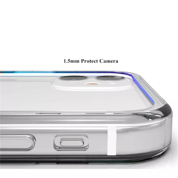 Transparente Rahmen/Bumper Silikon Hülle/Case für iPhone 16, 16 Plus, 16 Pro, 16 Pro Max, 15, 15 Plus, 15 Pro, 15 Pro Max, 14, 14 Plus, 14 Pro, 14 Pro Max, 13, 13 Pro, 13 Pro Max, 13 Mini, 12, 12 Pro, 12 Pro Max, 12 Mini, SE, 11, 11 Pro, 11 Pro Max | ZITOCASES®