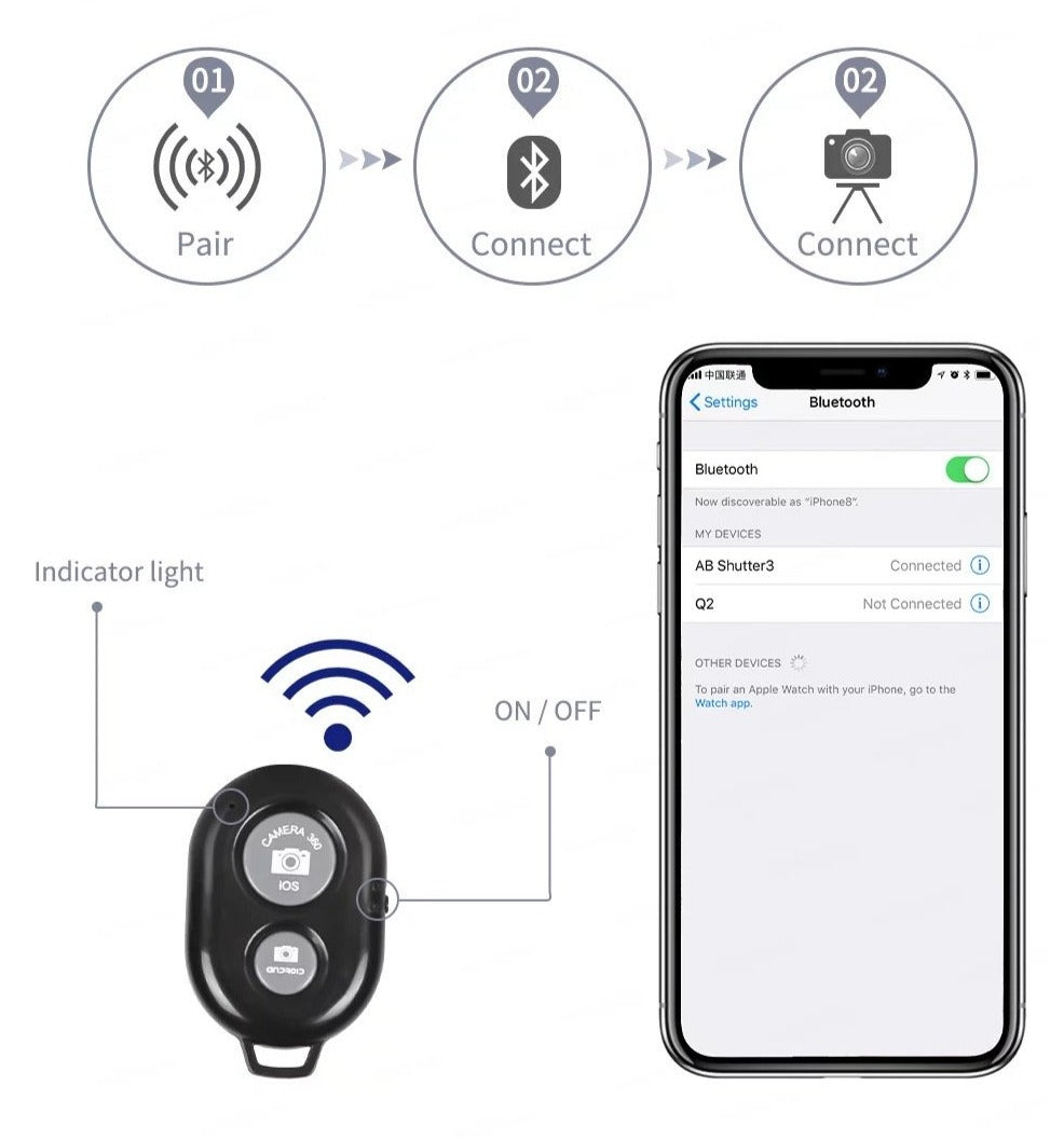 Smartphone/Kamera Stativ inkl. Ringlicht (Universal) | ZITOCASES®