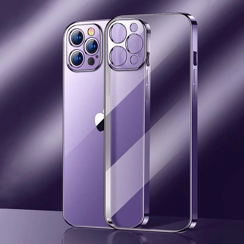 Transparent/Chrom Soft Hülle/Case verschiedene Farben für iPhone 16, 15, 14-Serie | ZITOCASES®