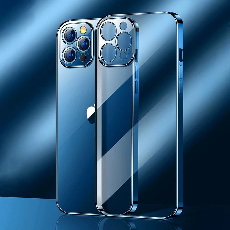 Transparent/Chrom Soft Hülle/Case verschiedene Farben für iPhone 16, 16 Plus, 16 Pro, 16 Pro Max, 16e, 15, 15 Plus, 15 Pro, 15 Pro Max, 14, 14 Plus, 14 Pro, 14 Pro Max, 13, 13 Pro, 13 Pro Max, 13 Mini, 12, 12 Pro, 12 Pro Max, 12 Mini, SE, 11 | ZITOCASES®