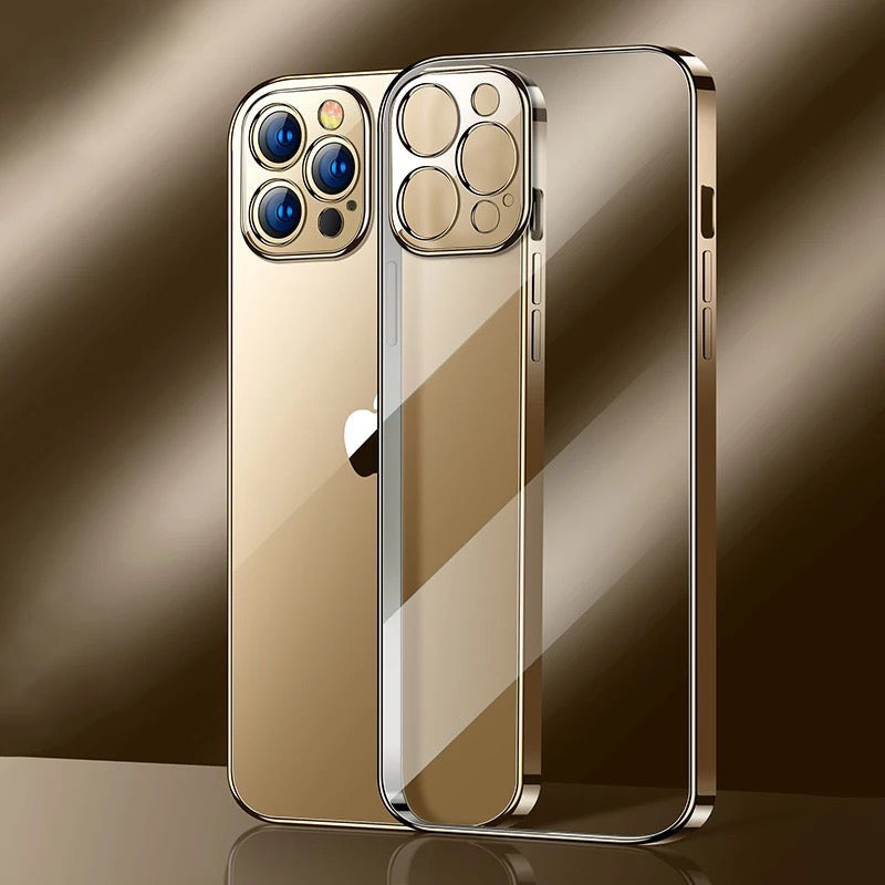 Transparent/Chrom Soft Hülle/Case verschiedene Farben für iPhone 16, 16 Plus, 16 Pro, 16 Pro Max, 16e, 15, 15 Plus, 15 Pro, 15 Pro Max, 14, 14 Plus, 14 Pro, 14 Pro Max, 13, 13 Pro, 13 Pro Max, 13 Mini, 12, 12 Pro, 12 Pro Max, 12 Mini, SE, 11 | ZITOCASES®