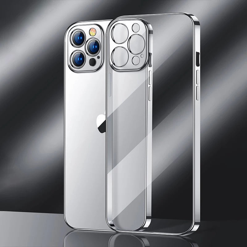 Transparent/Chrom Soft Hülle/Case verschiedene Farben für iPhone 16, 16 Plus, 16 Pro, 16 Pro Max, 16e, 15, 15 Plus, 15 Pro, 15 Pro Max, 14, 14 Plus, 14 Pro, 14 Pro Max, 13, 13 Pro, 13 Pro Max, 13 Mini, 12, 12 Pro, 12 Pro Max, 12 Mini, SE, 11 | ZITOCASES®