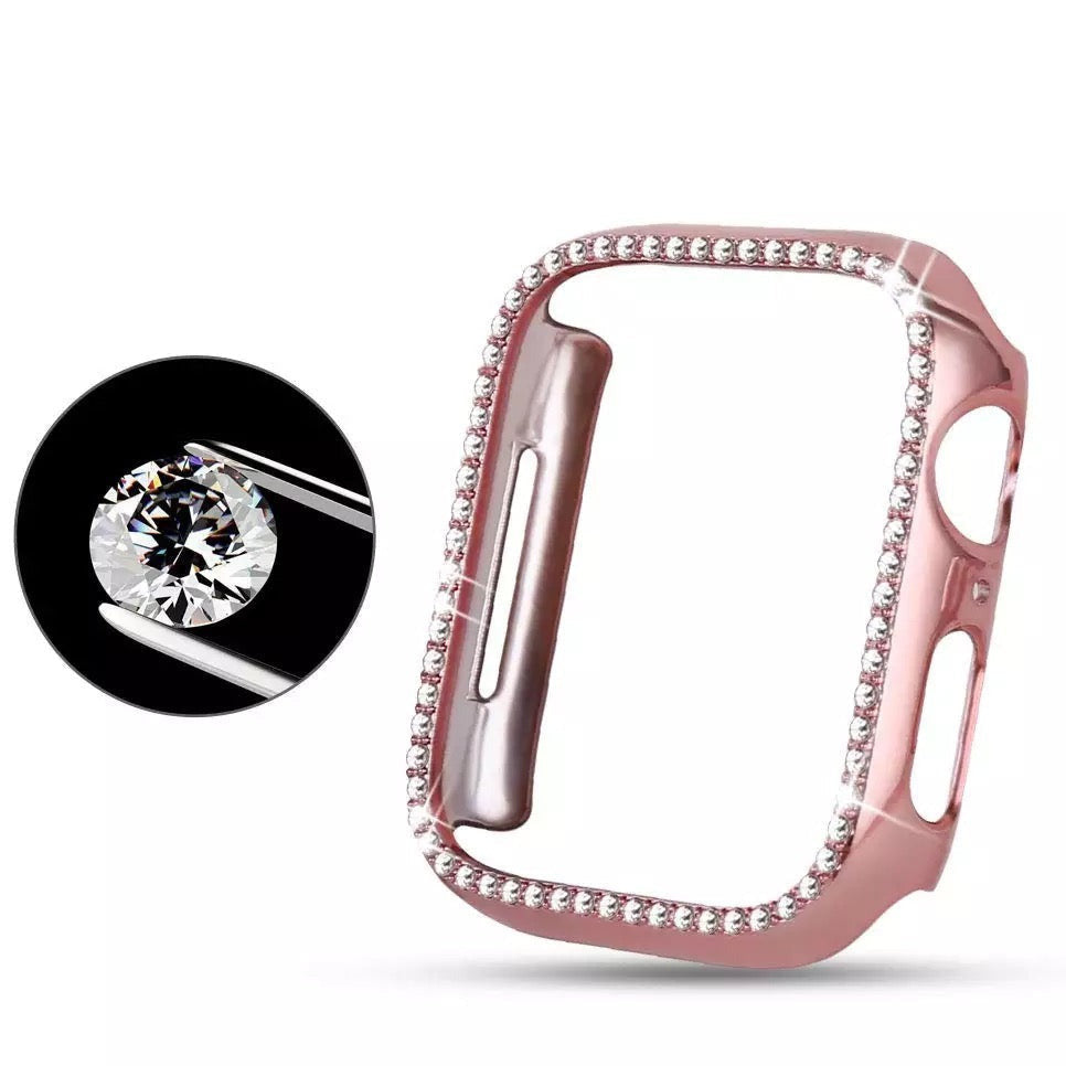 Chrom-Glitzer/Diamant Hülle/Case für Apple Watch Series 10, 9, 8, 7, 6, 5, 4, 3, 2 ,1, SE, Ultra | ZITOCASES®