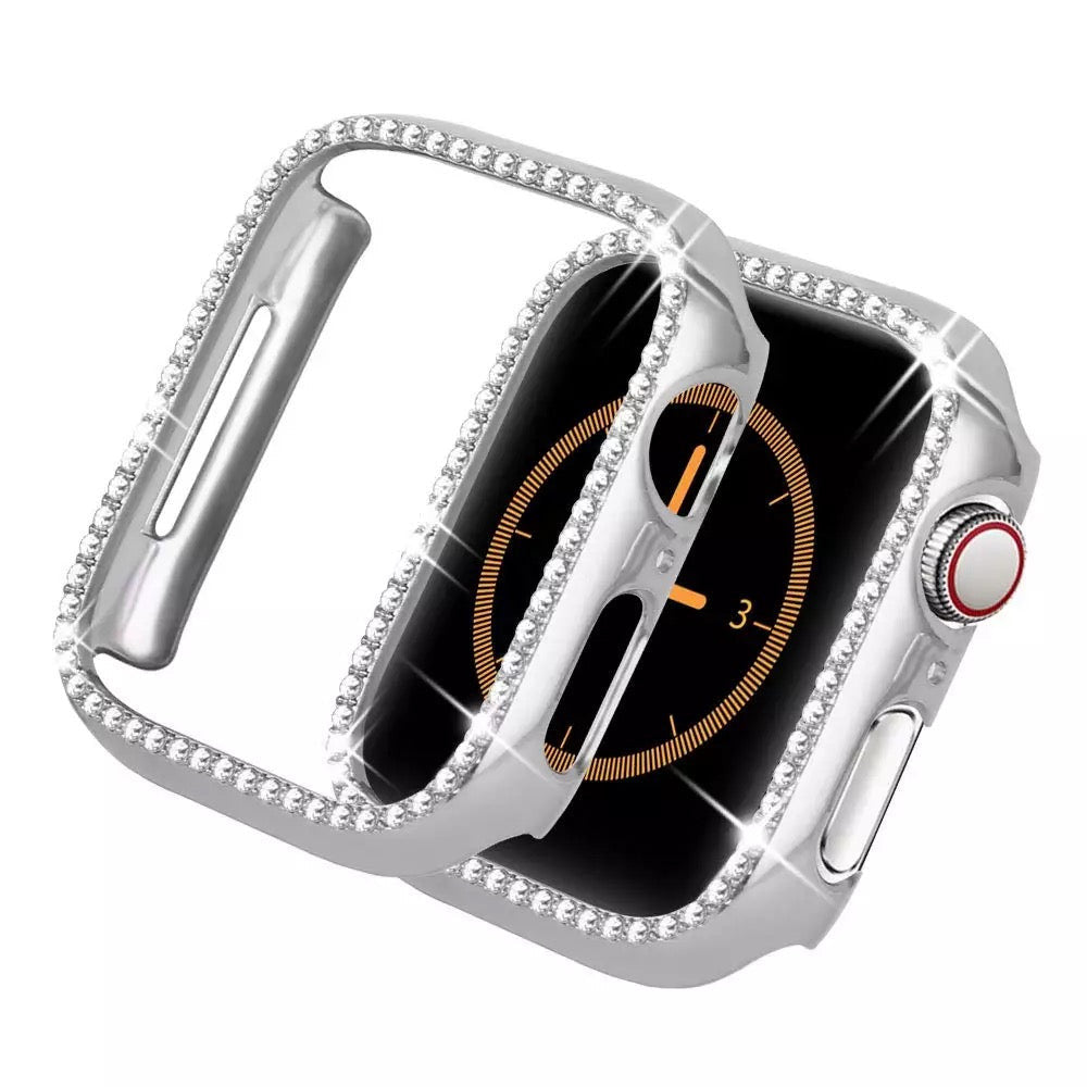 Chrom-Glitzer/Diamant Hülle/Case für Apple Watch Series 10, 9, 8, 7, 6, 5, 4, 3, 2 ,1, SE, Ultra | ZITOCASES®