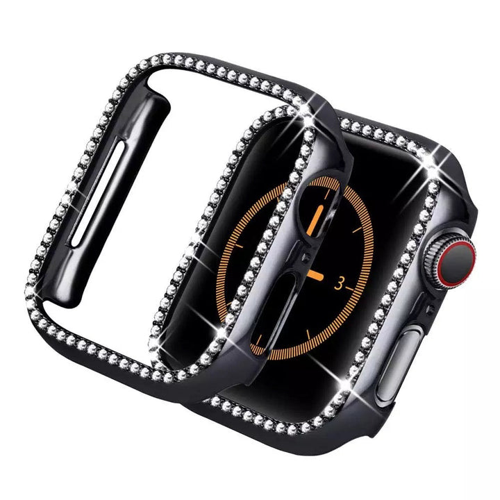 Chrom-Glitzer/Diamant Hülle/Case für Apple Watch Series 10, 9, 8, 7, 6, 5, 4, 3, 2 ,1, SE, Ultra | ZITOCASES®