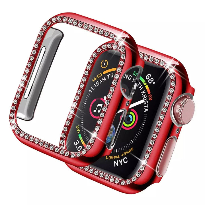 Chrom-Glitzer/Diamant Hülle/Case für Apple Watch Series 10, 9, 8, 7, 6, 5, 4, 3, 2 ,1, SE, Ultra | ZITOCASES®